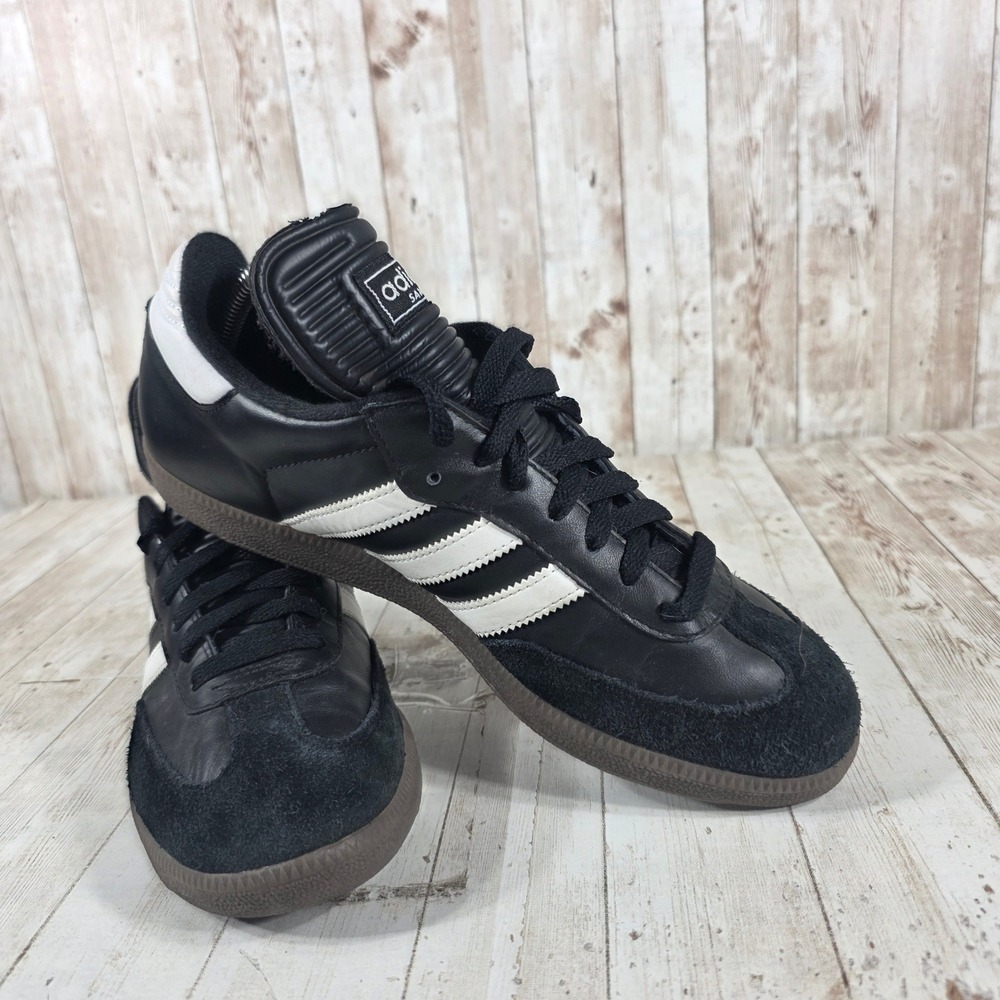 Adidas Samba Classic Mens Black White Gum Indoor Soccer Shoes 034563 Size 8.5‎ - Picture 6 of 8